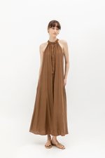 BERLIN HIGHNECK DRESS W SASH