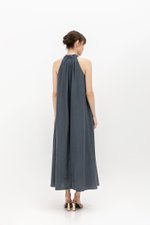 BERLIN HIGHNECK DRESS W SASH