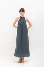BERLIN HIGHNECK DRESS W SASH