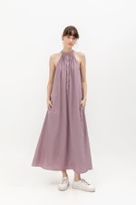 BERLIN HIGHNECK DRESS W SASH