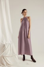BERLIN HIGHNECK DRESS W SASH