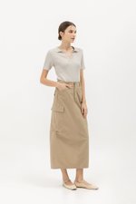 ANTONIO COLLARED KNIT TOP