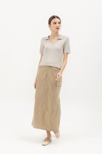 ANTONIO COLLARED KNIT TOP