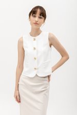 *BACKORDER 4* FANNIE VEST TOP *BACKORDER 4* FANNIE VEST TOP