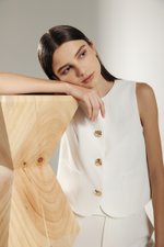 *BACKORDER 4* FANNIE VEST TOP *BACKORDER 4* FANNIE VEST TOP