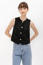 *BACKORDER 4* FANNIE VEST TOP *BACKORDER 4* FANNIE VEST TOP