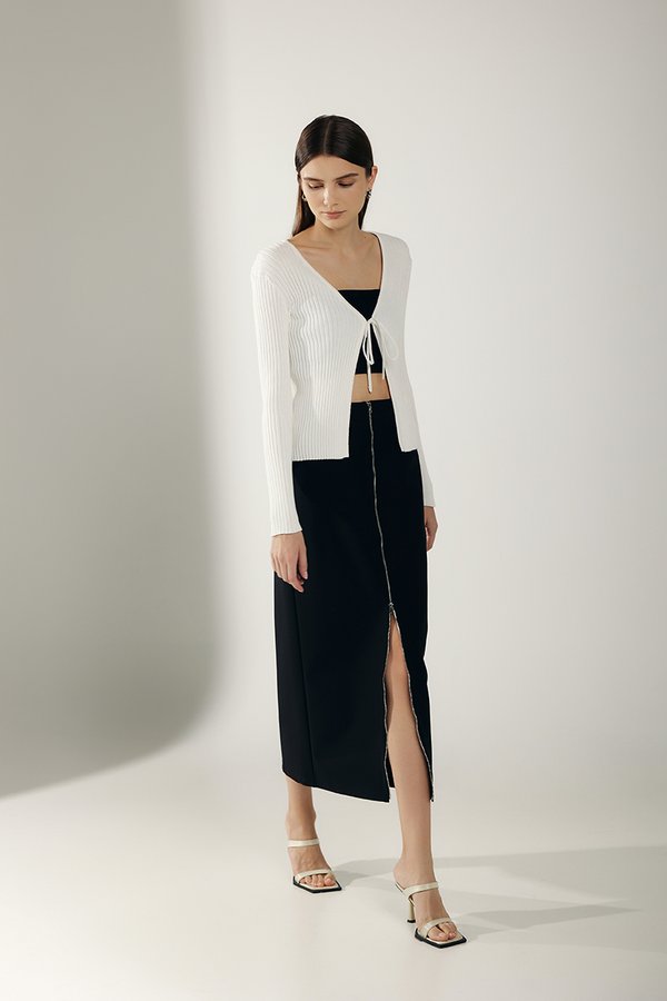 NYX FRONT ZIPPER SKIRT NYX FRONT ZIPPER SKIRT