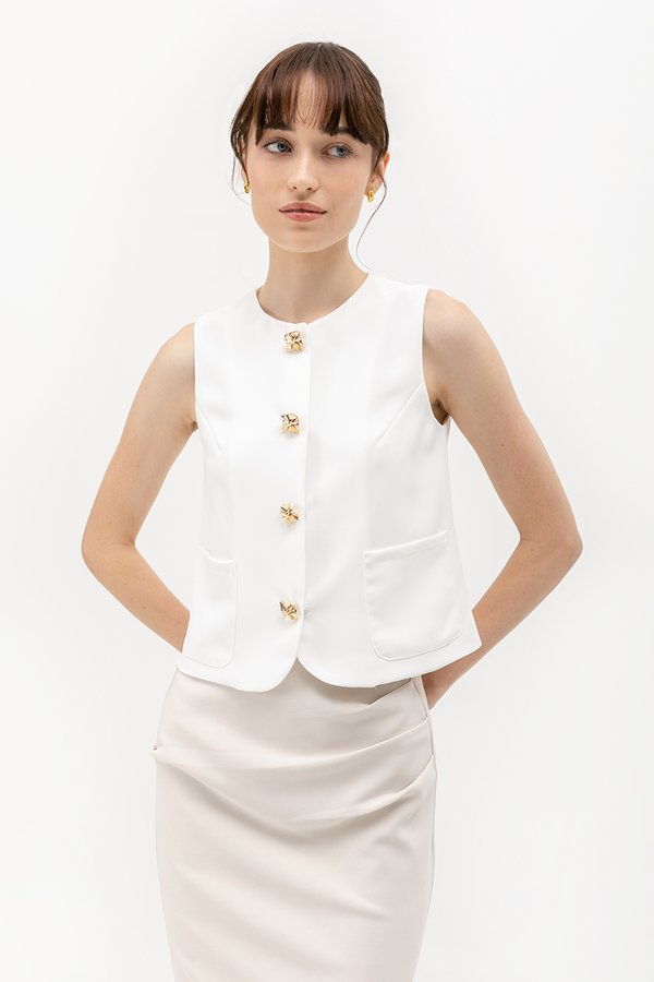 *BACKORDER 5* FANNIE VEST TOP