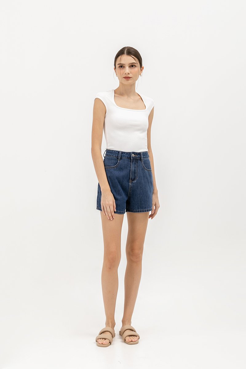 BRIAR CAPPED SLEEVE TEE