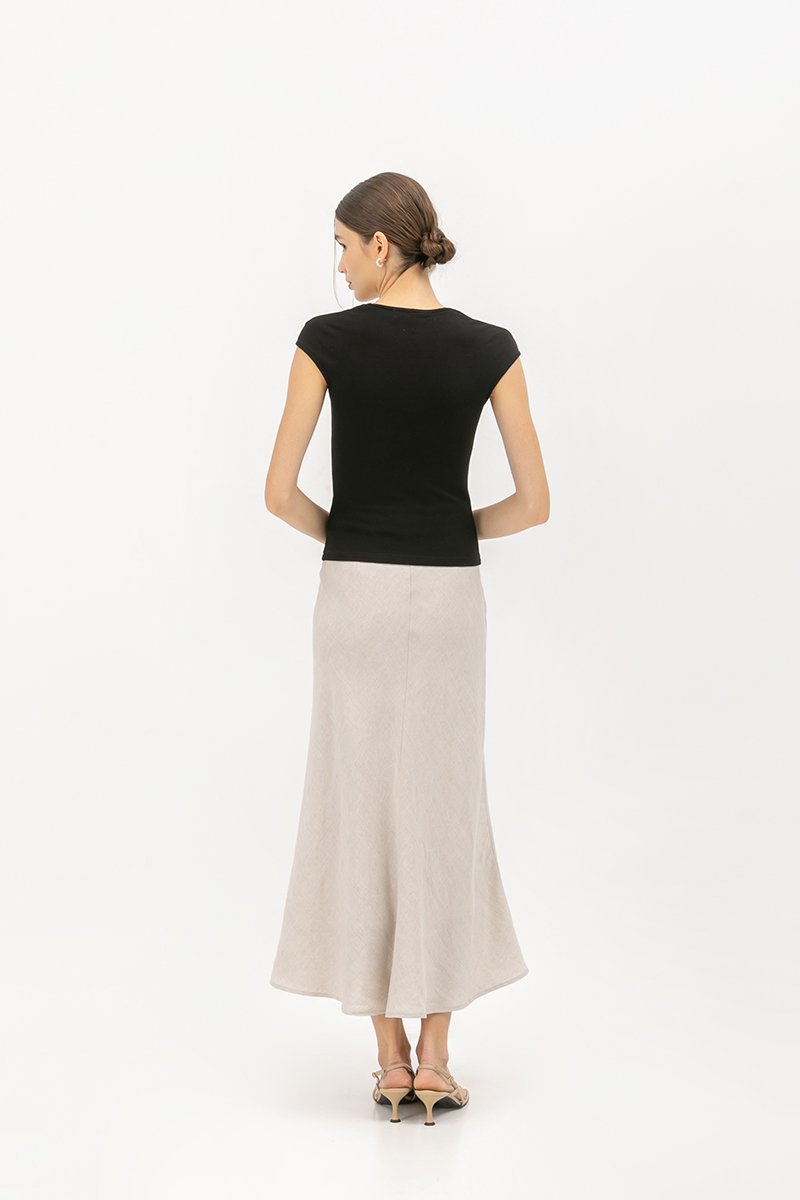 BRIAR CAPPED SLEEVE TEE