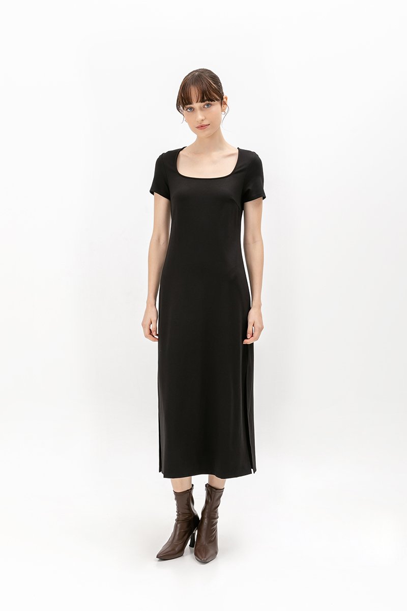 TULLIO JERSEY MIDI DRESS