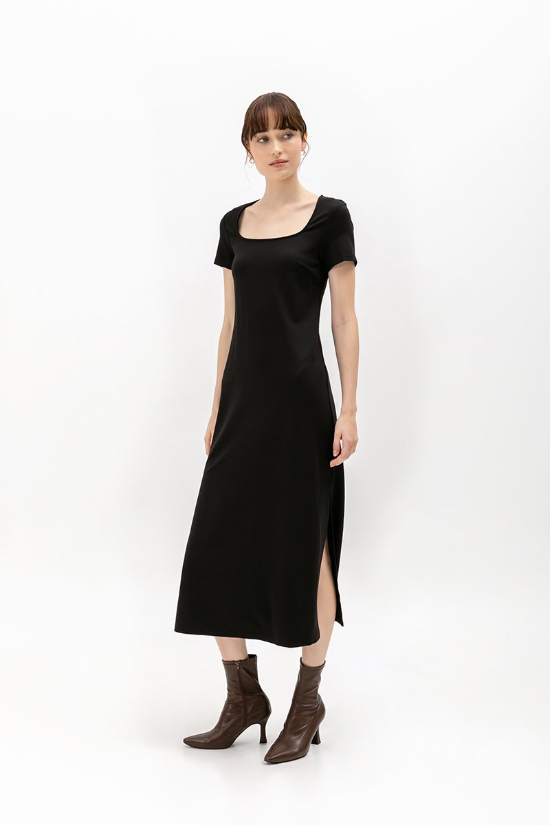 TULLIO JERSEY MIDI DRESS