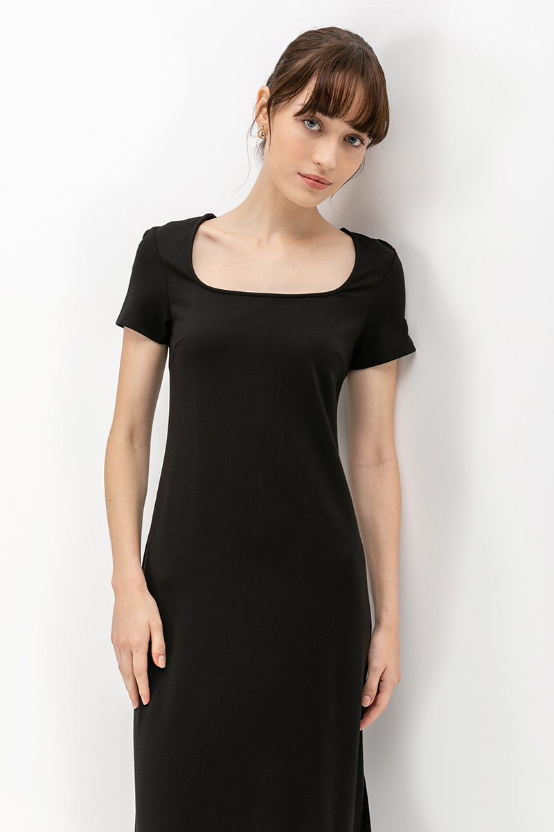 TULLIO JERSEY MIDI DRESS