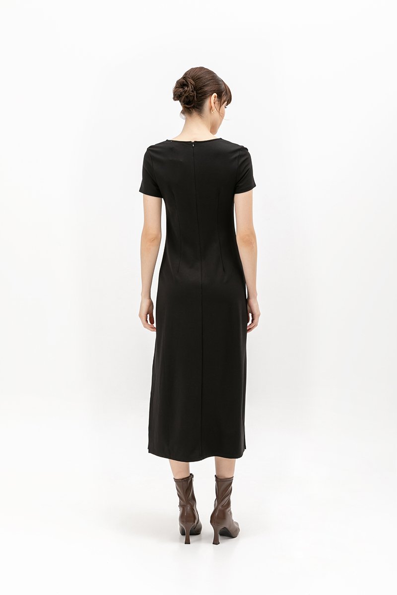 TULLIO JERSEY MIDI DRESS