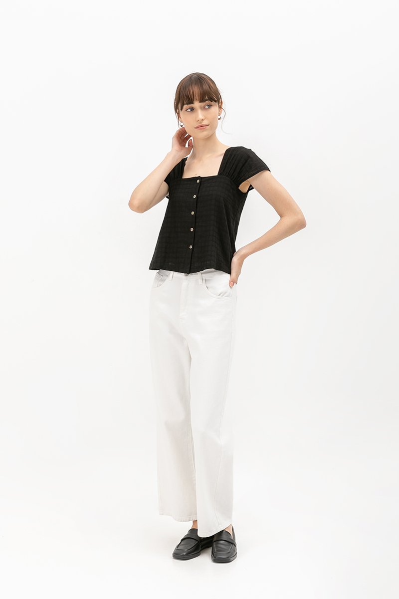 NICOLA BUTTONDOWN TOP