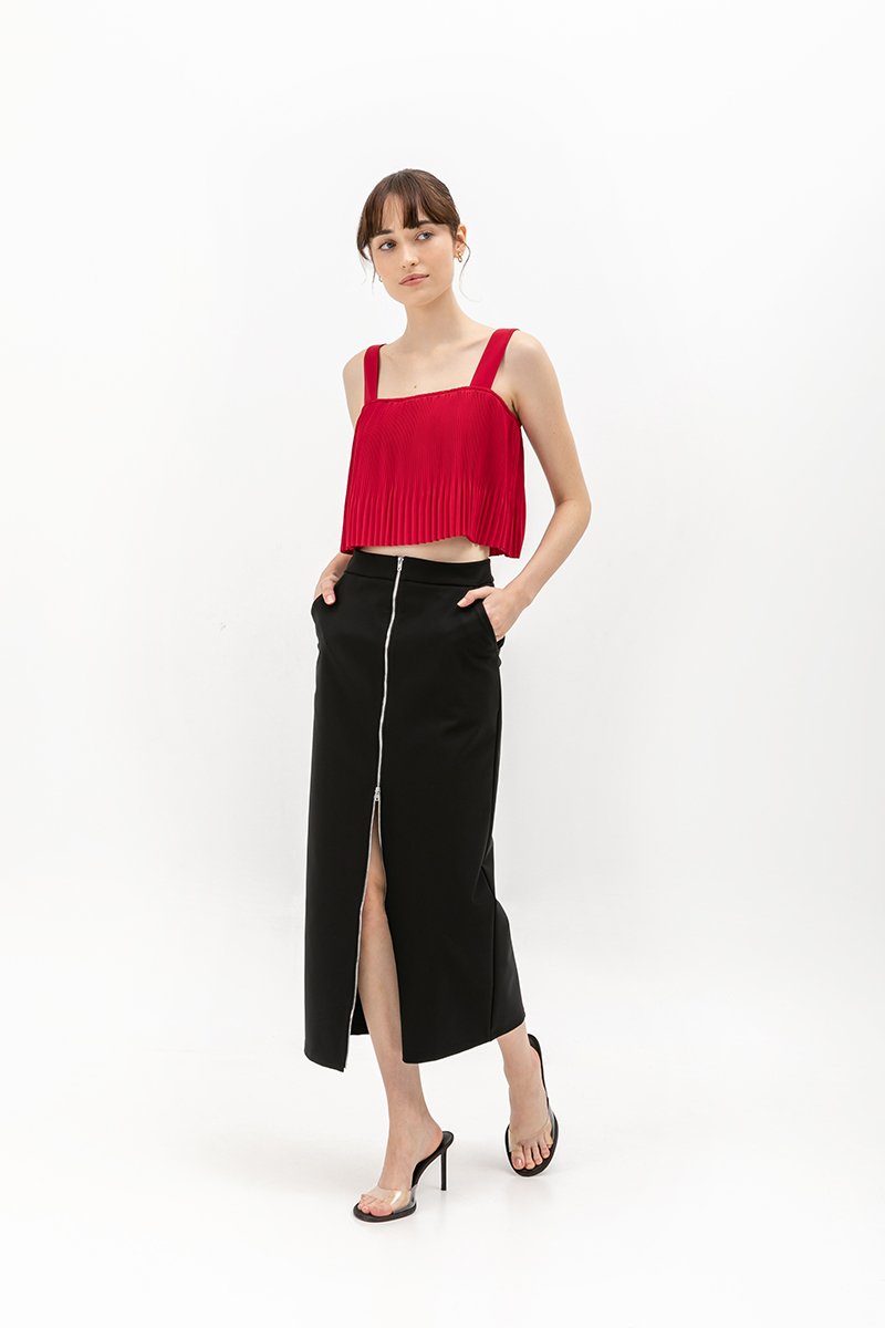NYX FRONT ZIPPER SKIRT