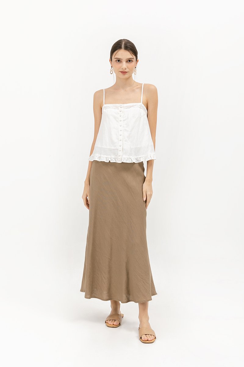 SKADI LACE TRIM TOP