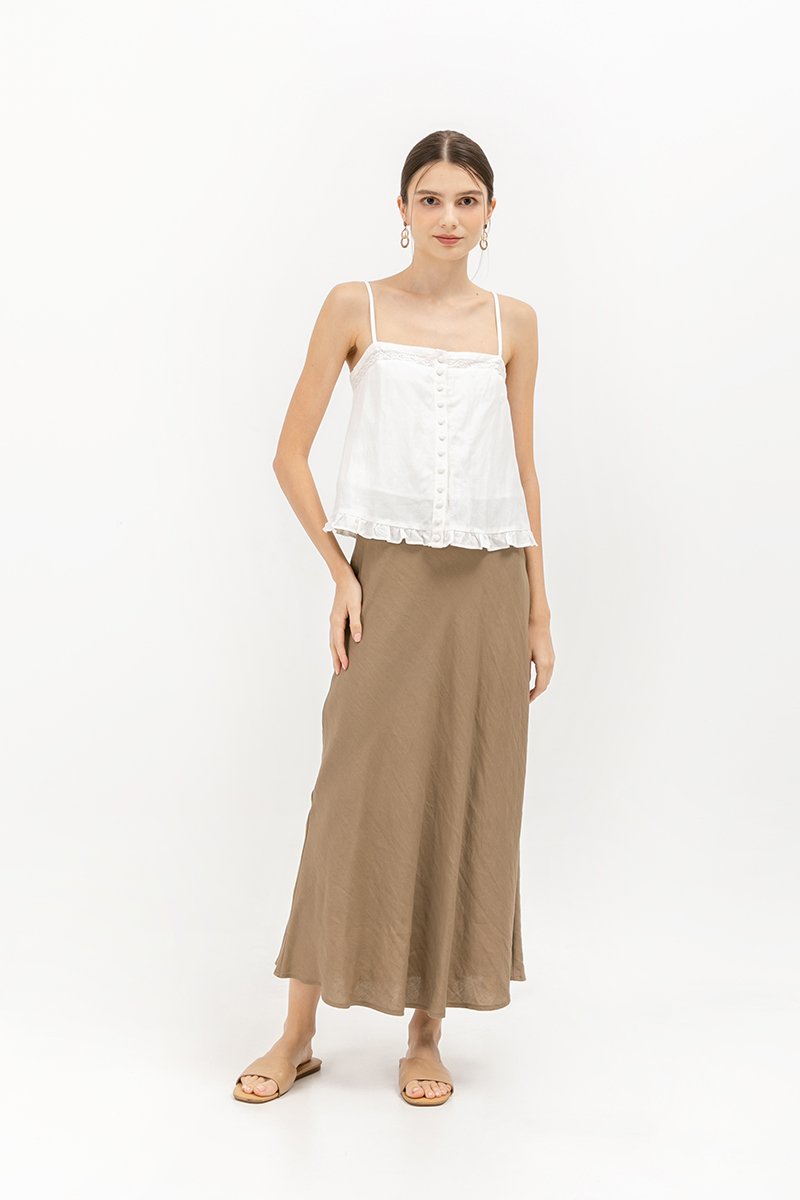 SKADI LACE TRIM TOP