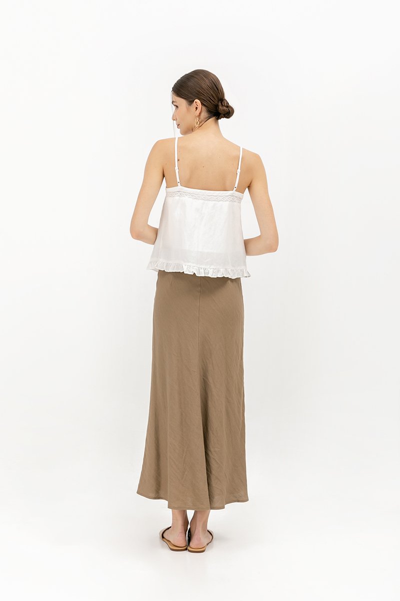SKADI LACE TRIM TOP