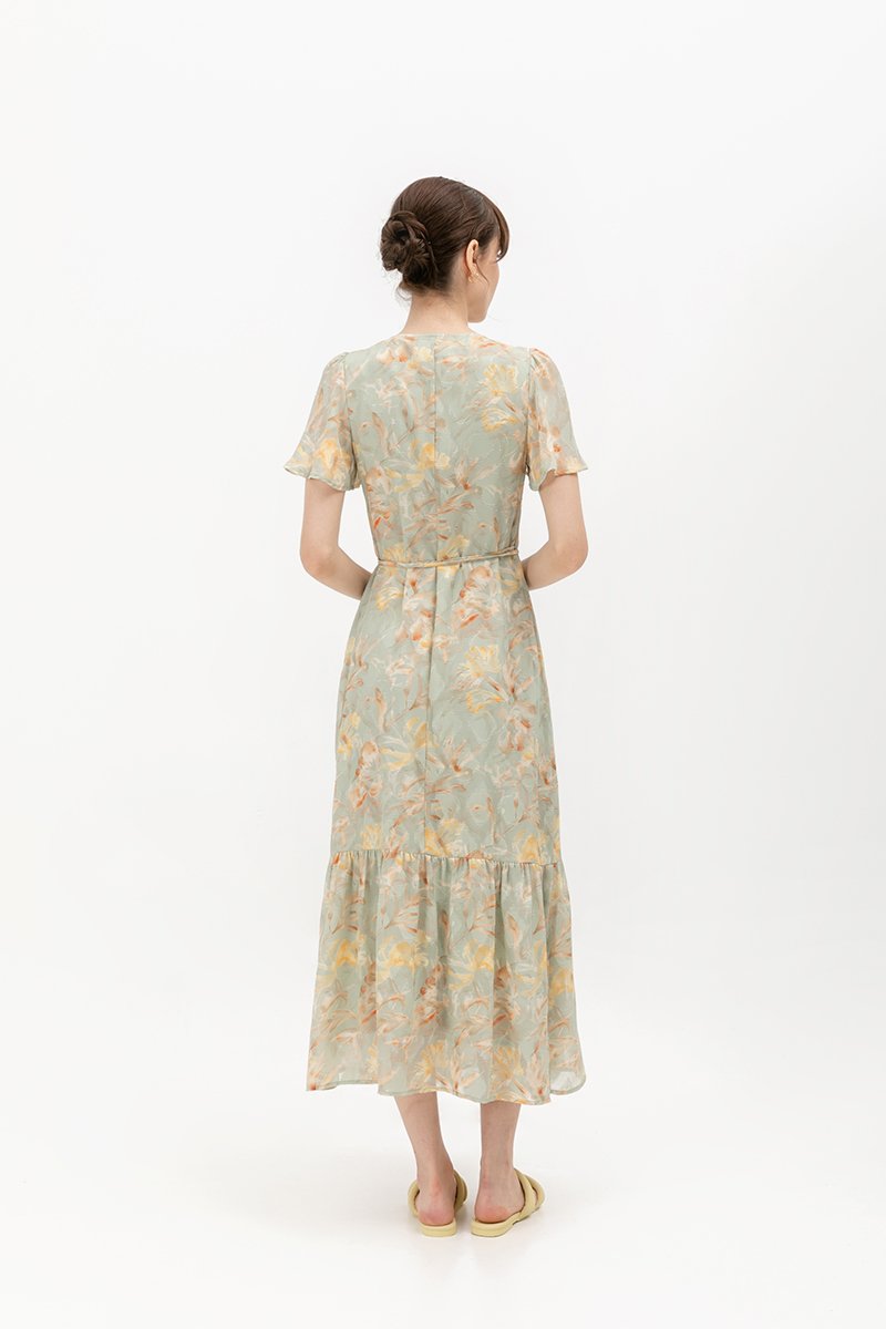 LILYA MAXI WRAP DRESS