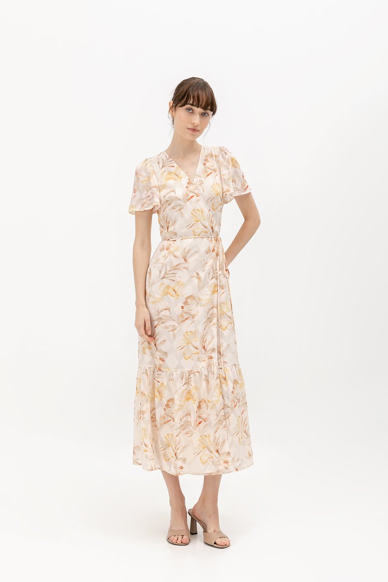 LILYA MAXI WRAP DRESS