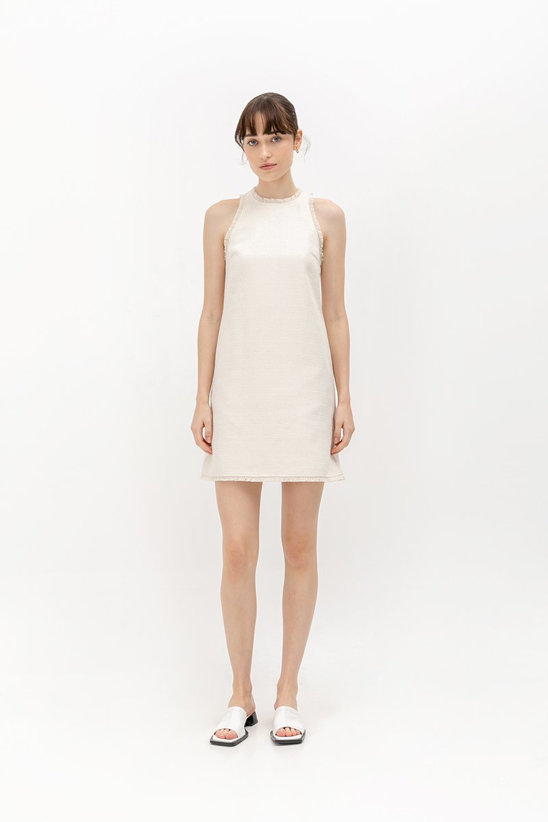 THERESA TWEED SHIFT DRESS