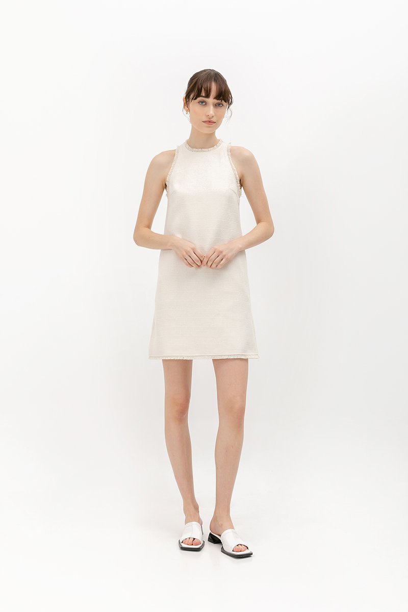 THERESA TWEED SHIFT DRESS