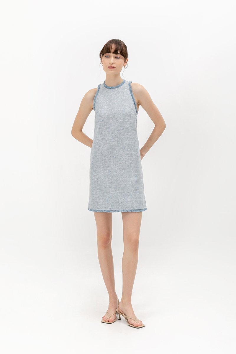 THERESA TWEED SHIFT DRESS