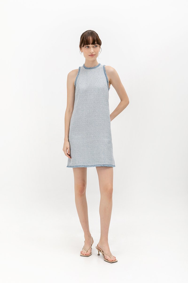 THERESA TWEED SHIFT DRESS