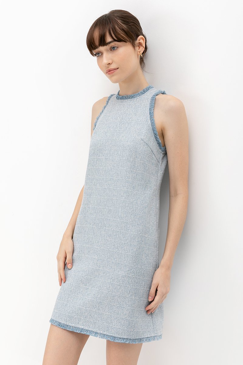 THERESA TWEED SHIFT DRESS