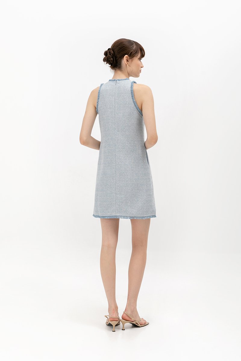 THERESA TWEED SHIFT DRESS