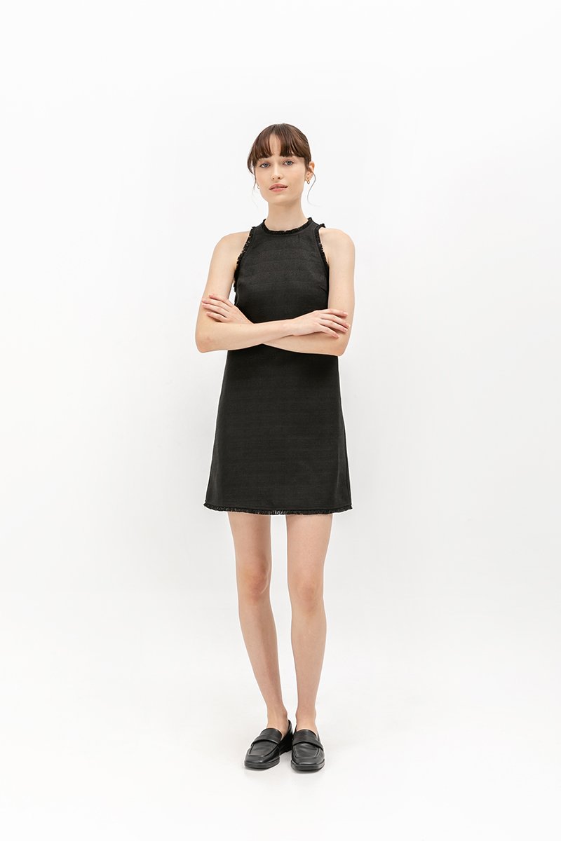 THERESA TWEED SHIFT DRESS