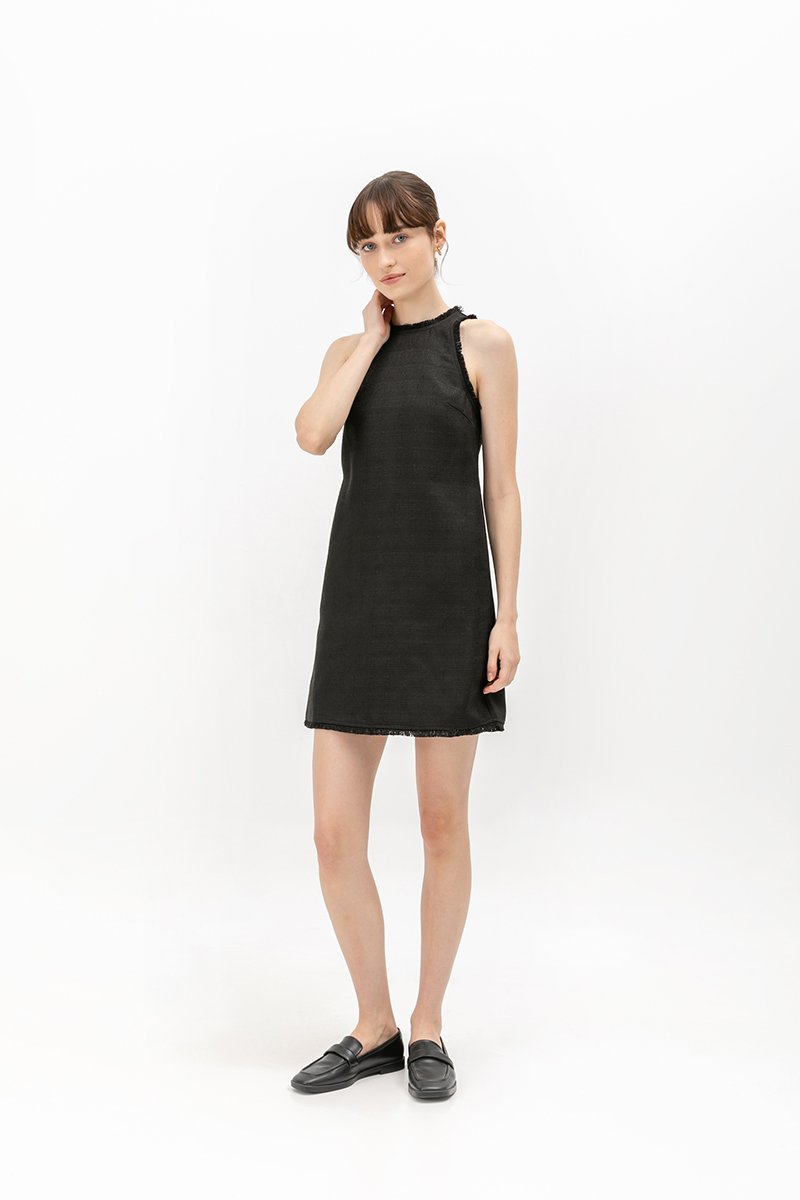 THERESA TWEED SHIFT DRESS