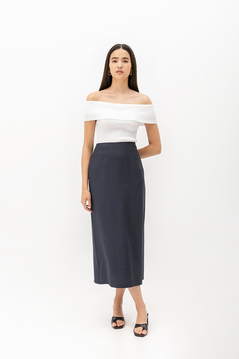PENELOPE TEXTURED SKIRT