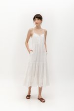 DESTINY EYELET TIERED MAXI DRESS