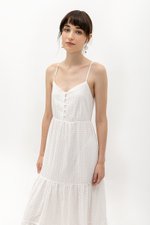 DESTINY EYELET TIERED MAXI DRESS