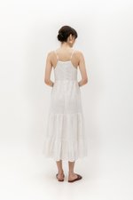 DESTINY EYELET TIERED MAXI DRESS