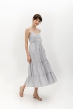 DESTINY EYELET TIERED MAXI DRESS