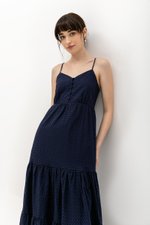 DESTINY EYELET TIERED MAXI DRESS