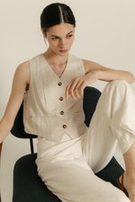 KENZIE LINEN VEST
