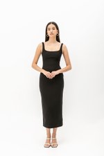 LOWEN SHEATH MIDI DRESS