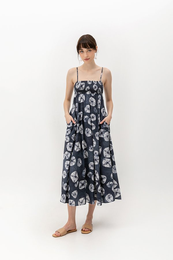HALIA TIE DYE MIDI DRESS HALIA TIE DYE MIDI DRESS