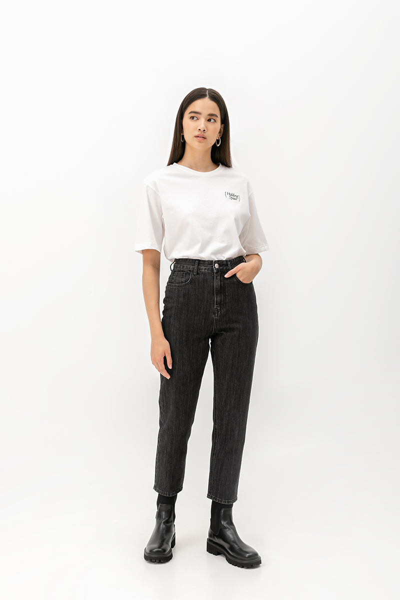 LUISA TAPERED DENIM JEANS