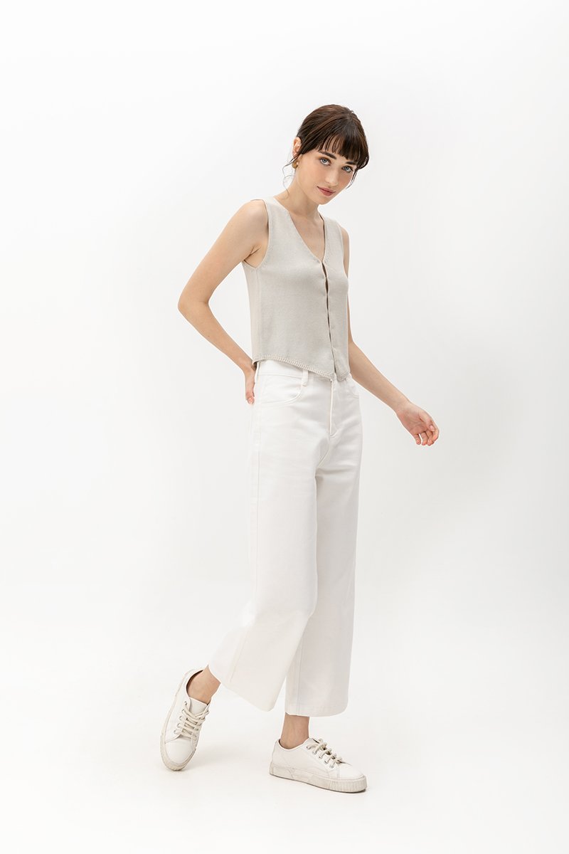 DAMARIS WIDE LEG DENIM JEANS
