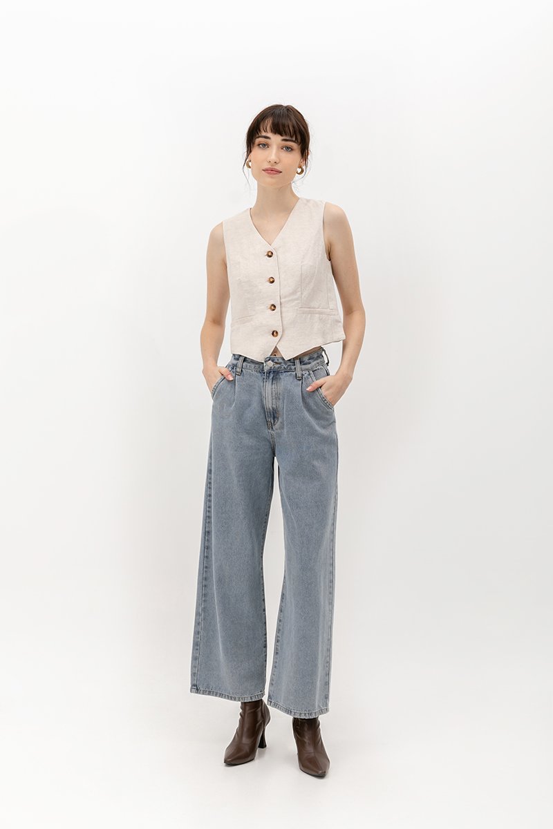KENZIE LINEN VEST