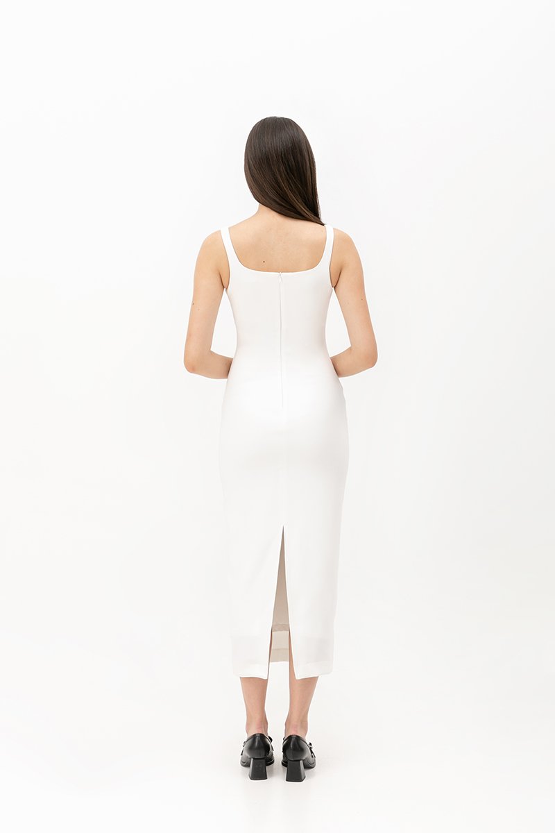 LOWEN SHEATH MIDI DRESS