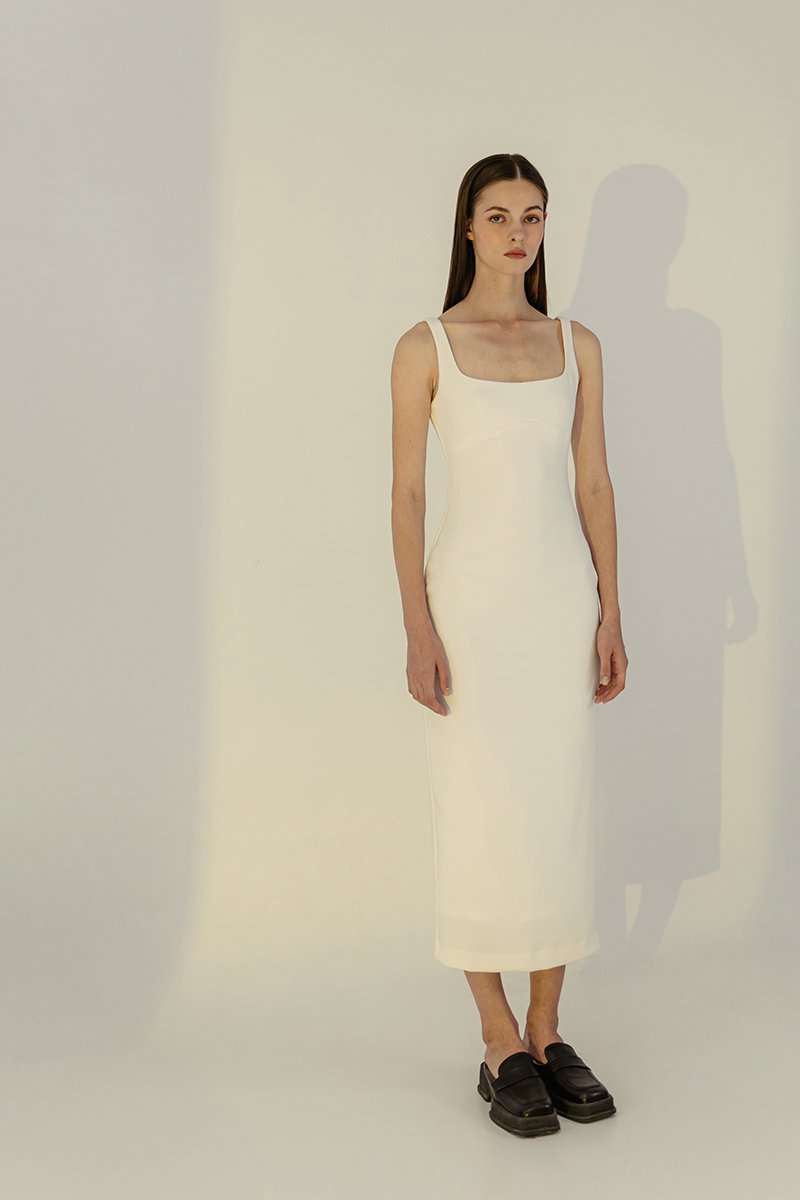 LOWEN SHEATH MIDI DRESS