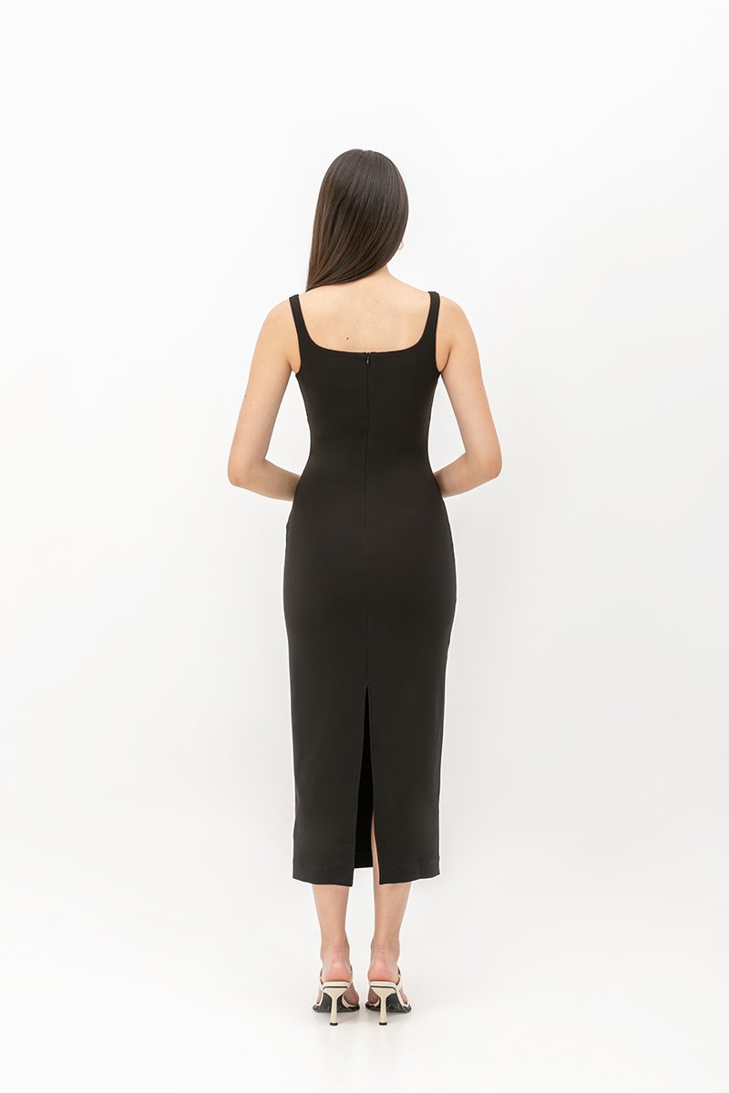 LOWEN SHEATH MIDI DRESS