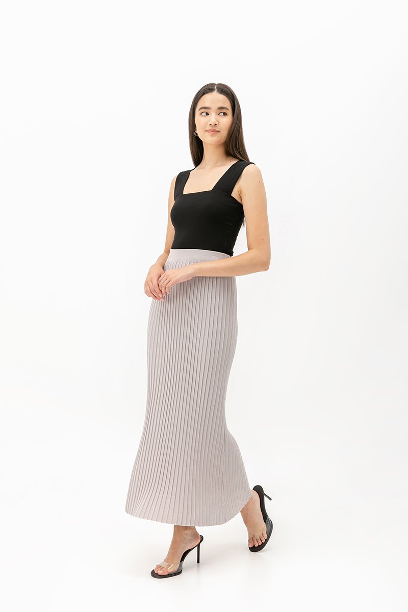 NOELY LONG KNITTED SKIRT