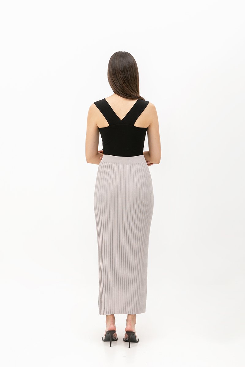 NOELY LONG KNITTED SKIRT